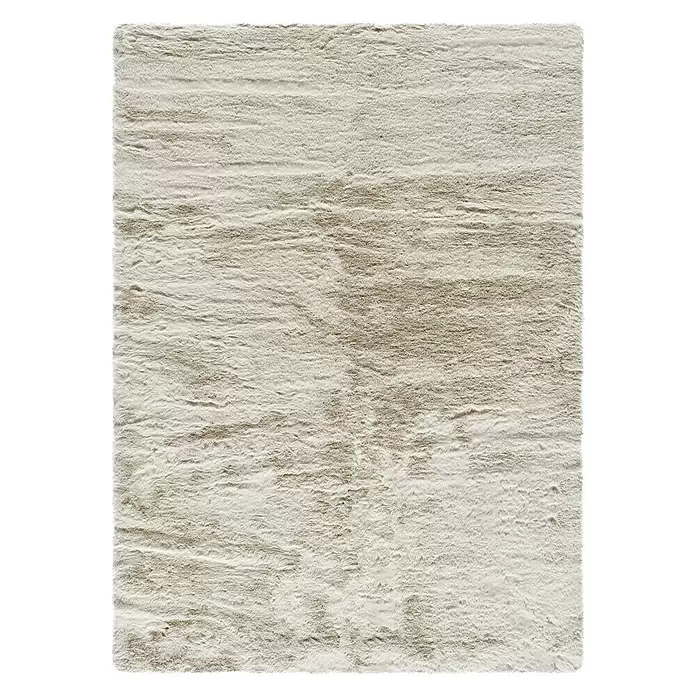 Alfombra de pelo corto Dora - Beige, 230 x 160 cm, 100% poliéster - Vista descendente