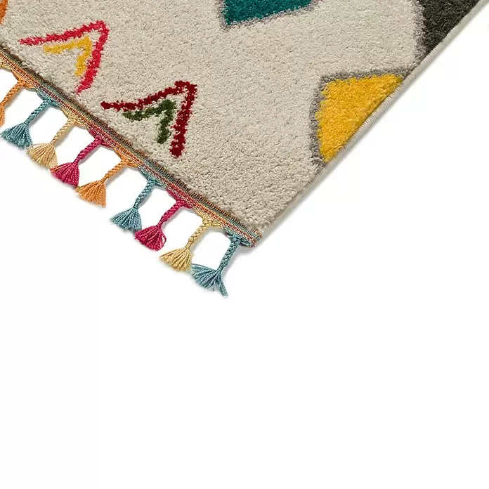 Alfombra Marakesh - Multicolor, 170 x 120 cm, 100 % polipropileno - Vista angular