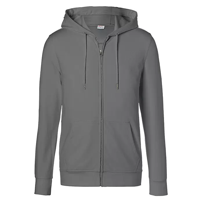 Kübler Sweatjacke Light - XXL, Grau - Vorderansicht