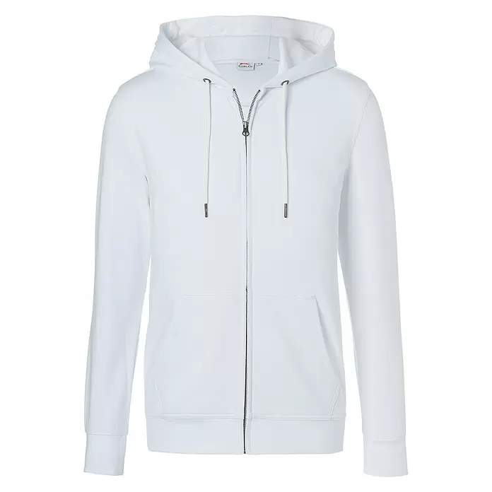 Kübler Sweatjacke Light - XL, Weiß - Vorderansicht