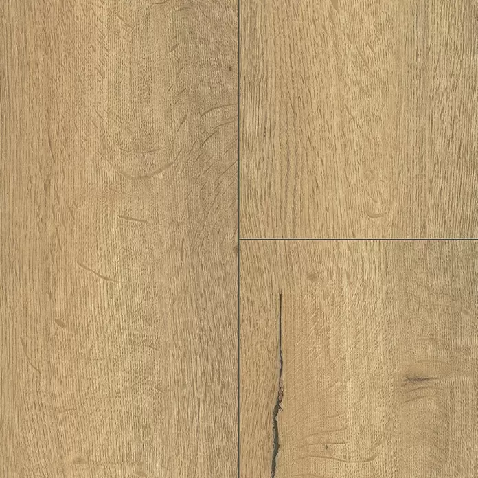 Egger Home Aqua+ Laminat Creston Eiche natur - 1.292 x 193 x 8 mm, Landhausdiele - Detailaufnahme