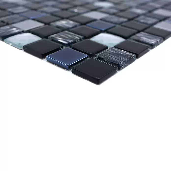 Mozaik csempe Crystal Mix CM 426 négyzet - Fényes - Közeli felvétel