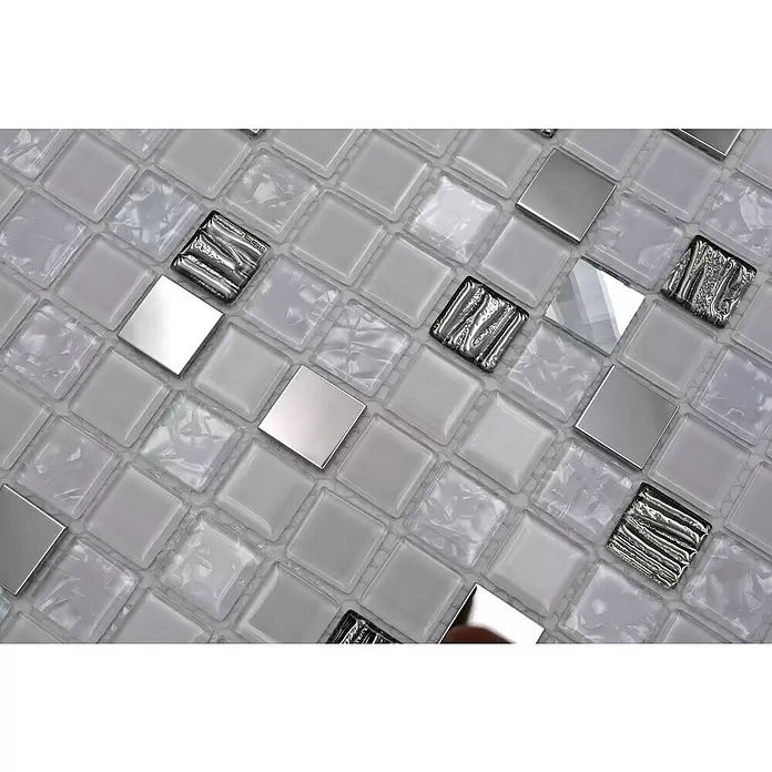 Mozaik csempe Crystal Mix CM 424 négyzet - Fényes - Közeli felvétel