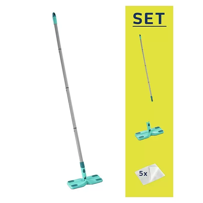 Leifheit Set de mopa atrapapolvos Clean & Away - Ancho: 22 cm - Vista frontal