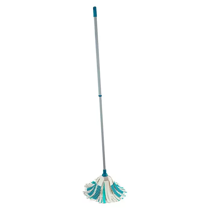 Set de limpieza Fregona Power Mop 3 en 1 con palo telescópico - Microfibra, 2 pzs. - Vista frontal