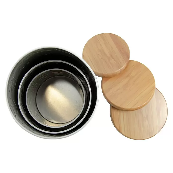 Jocca Bote de cocina - Gris, 3 uds. - Vista descendente