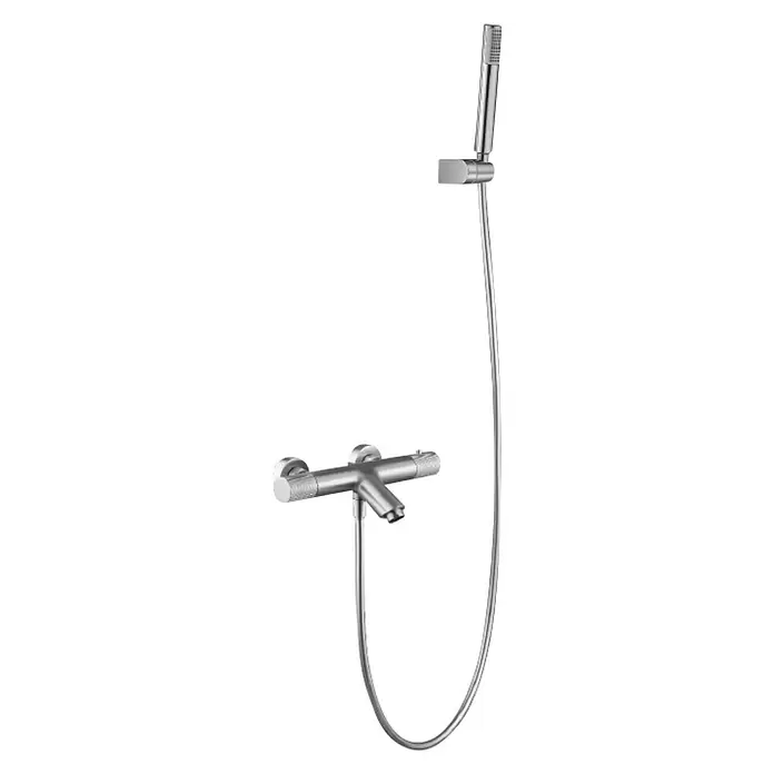 Imex Line Grifo termostático de bañera / ducha - Níquel - Vista angular