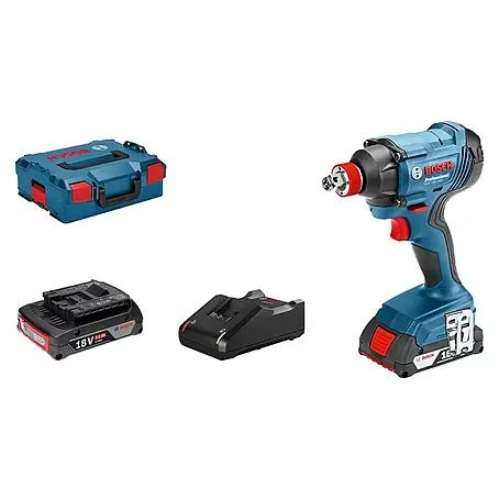 Bosch Professional  Taladro atornillador percutor de batería GDX 18V-180 L-Boxx