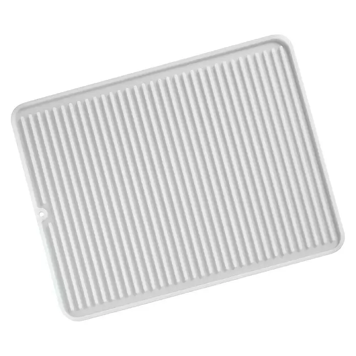 Escurreplatos Lineo - 31,4 x 16 x 0,24 cm, Blanco - Vista descendente