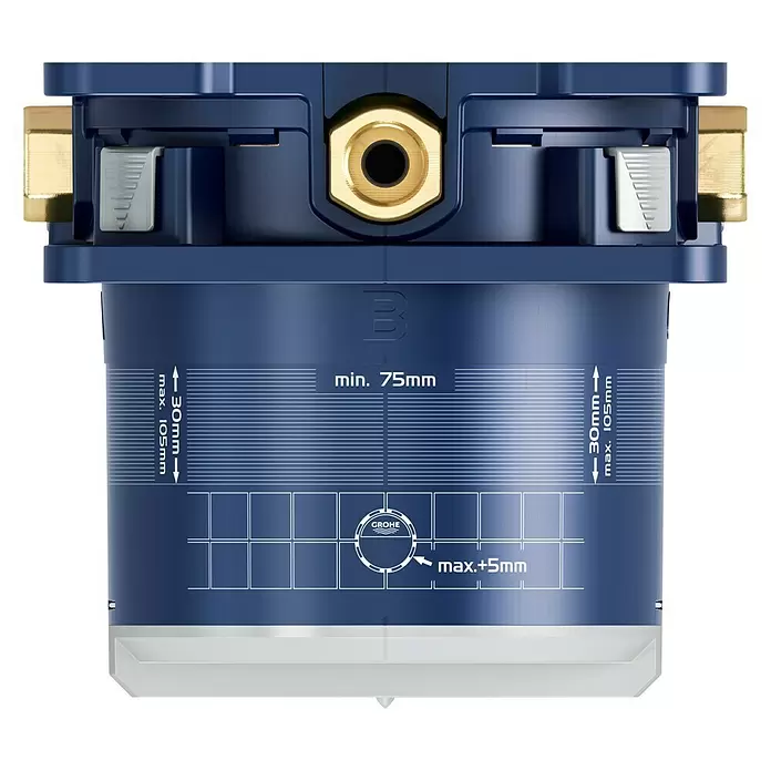 Grohe Get Conjunto de ducha empotrado - Número de funciones: 2 ud., Cromo - Vista frontal