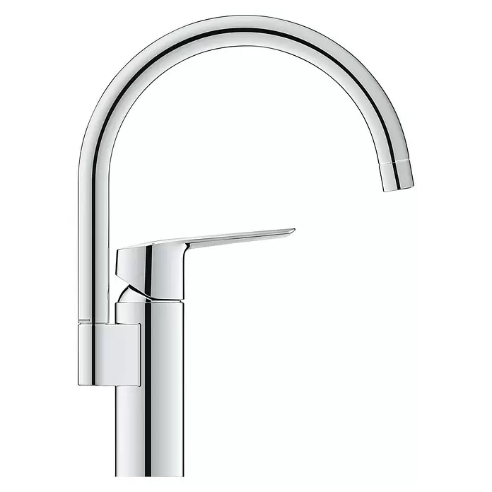 Grohe Start Grifo de cocina - Cromo, Brillante, Caño alto - Vista de perfil derecho