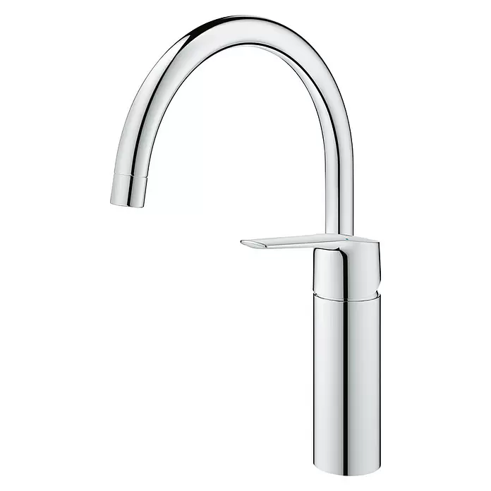 Grohe Start Grifo de cocina - Cromo, Brillante, Caño alto - Vista de perfil izquierdo