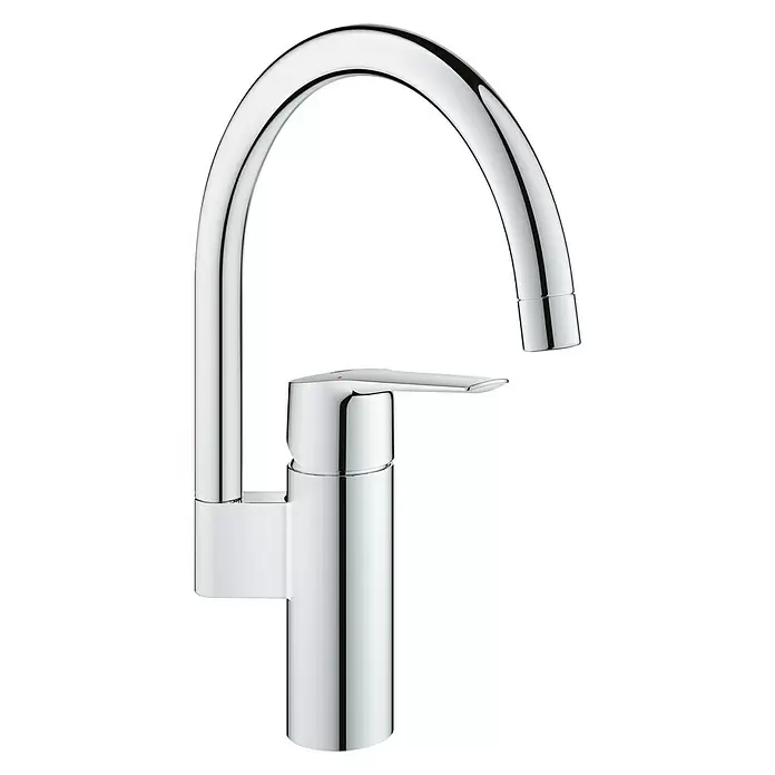 Grohe Start Keukenkraan - Chroom, Glanzend, Hoge uitloop - Diagonaal zicht