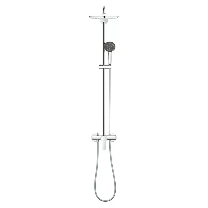 Grohe Vitalio Start Sistema de ducha 250 - Con grifo monomando, Número de tipos de chorro: 2 ud., Cromo/Negro - Vista frontal