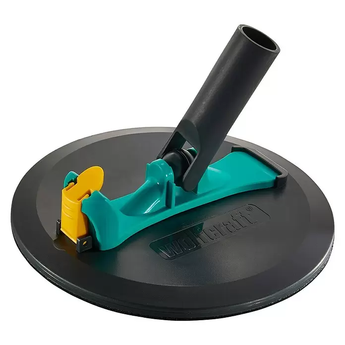 Wolfcraft Wand- & Deckenschleifer mit Stiel - Durchmesser Schleifteller: 225 mm - Diagonale Ansicht