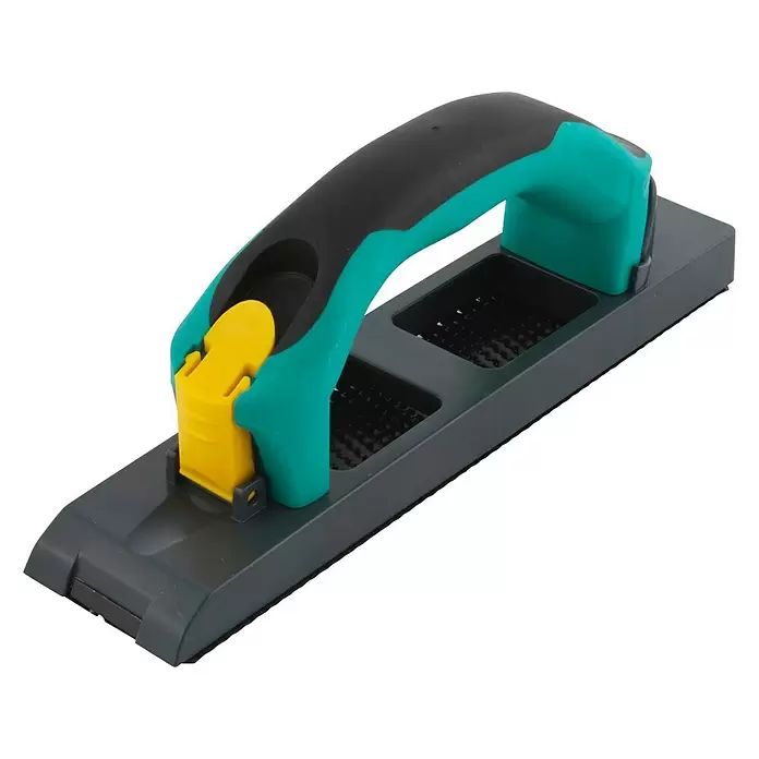 Wolfcraft Kantenhobel - Geeignet für: Gipskartonplatten - Diagonale Ansicht