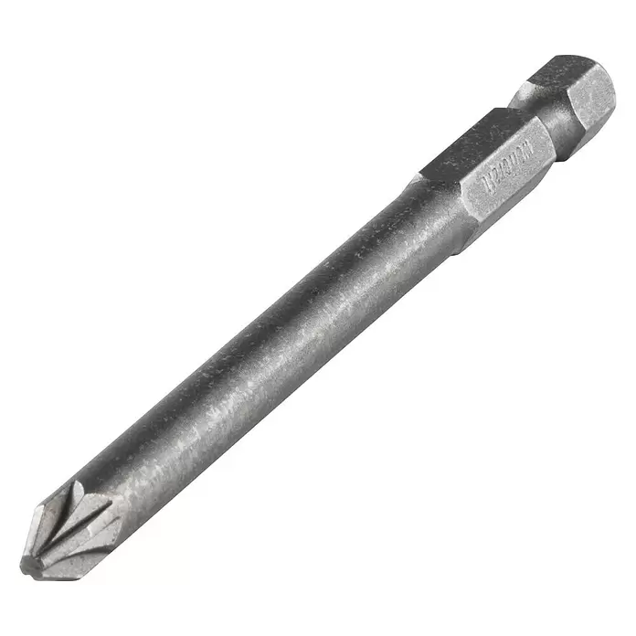 Wolfcraft Schraubendreherklinge Solid - PZ 2, Länge: 89 mm - Diagonale Ansicht