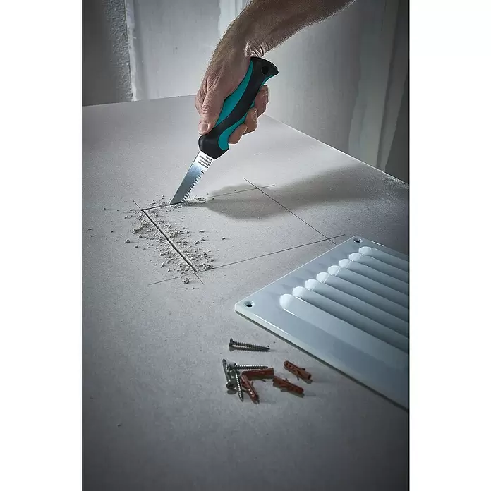 Wolfcraft Gipsplaatzaag - Geschikt voor: Gipsplaten - Toepassingsvoorbeeld