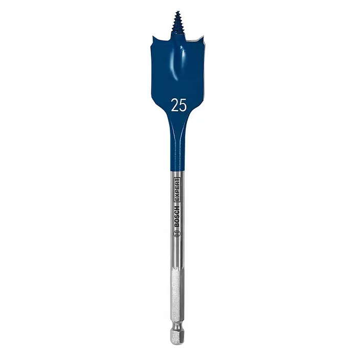 Bosch Professional Expert Broca plana SelfCut Speed - Largo: 152 mm, Diámetro: 25 mm - Vista frontal
