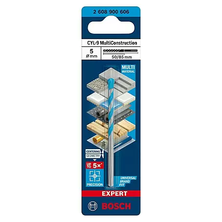 Bosch Professional Expert Broca multiuso CYL-9 MultiConstruction