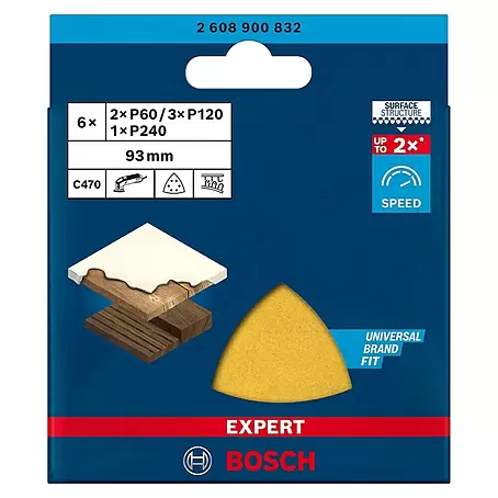Bosch Professional Expert Set de hojas de lija C470