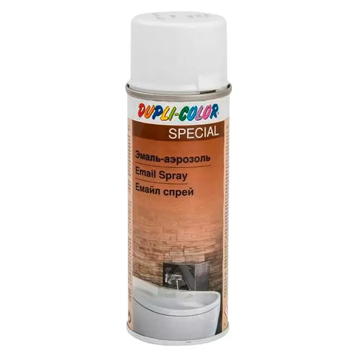 Dupli-Color Emajl za popravke - Bijele boje, 200 ml - Pogled sprijeda
