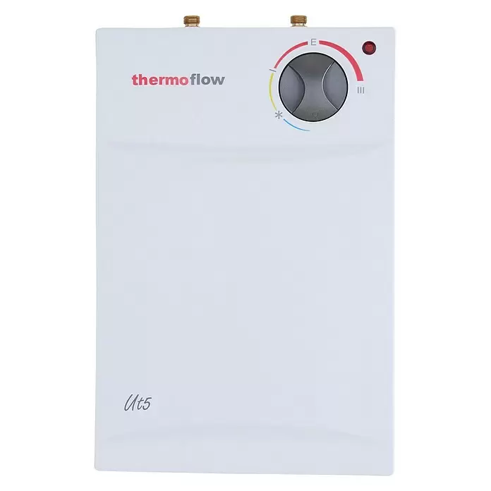 Thermoflow Untertischspeicher UT 5 mit Armatur Ovalis Pro - 5 l, 2.000 W, Temperaturbereich: Bis 75 °C - Vorderansicht