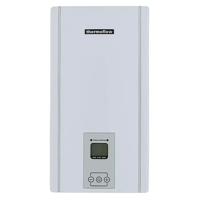 Thermoflow Durchlauferhitzer Elex 3 in 1 - 18/21/24 kW, 7/8,2/9,3 l/min bei 35 °C, Elektronisch - Vorderansicht