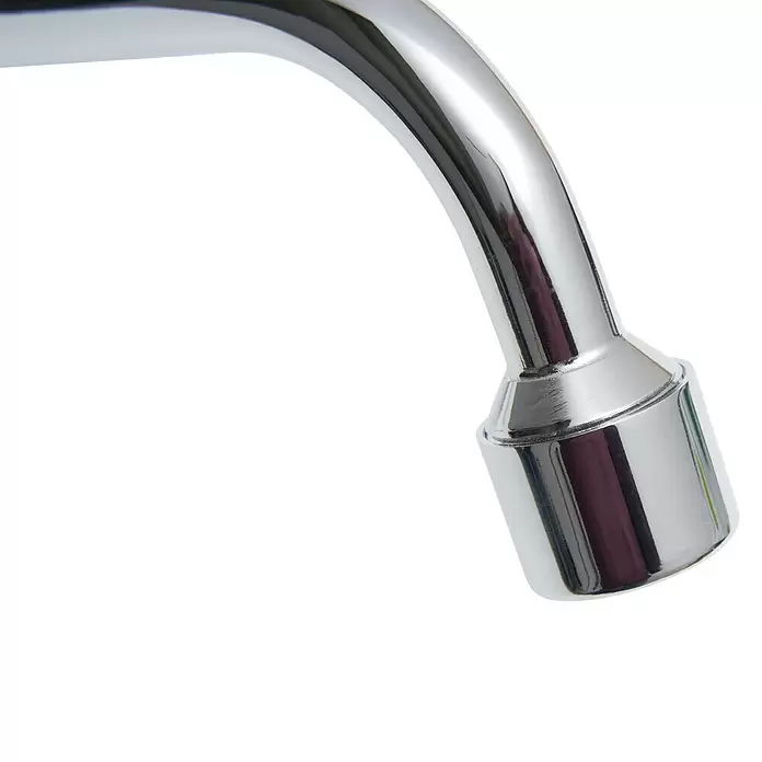 Thermoflow Spültischarmatur QMIX 10 - Chrom, Glänzend - Detailaufnahme