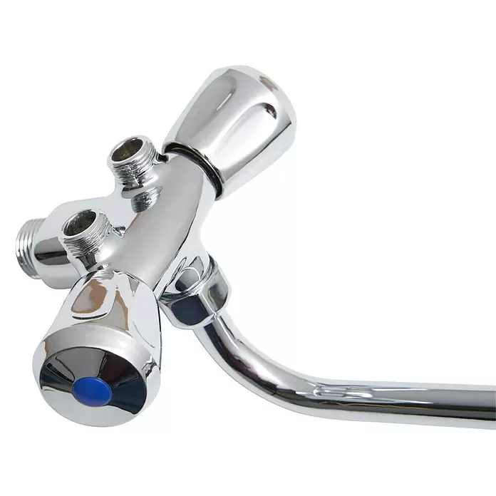 Thermoflow Spültischarmatur QMIX 10 - Chrom, Glänzend - Detailaufnahme