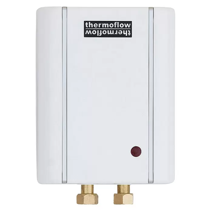 Thermoflow Kleindurchlauferhitzer Elex 3,5 - Mit Armatur, 3.500 W, 2 l/min bei 25 °C - Vorderansicht
