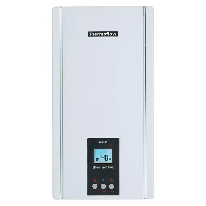 Thermoflow Durchlauferhitzer Elex 21N - 21 kW, 8,2 l/min bei 35 °C, Elektronisch - Vorderansicht