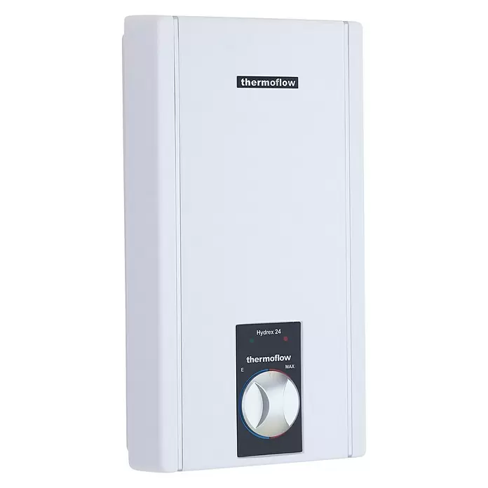 Thermoflow Durchlauferhitzer Hydrex 24 - 24 kW, 9,3 l/min bei 35 °C, Hydraulisch - Diagonale Ansicht