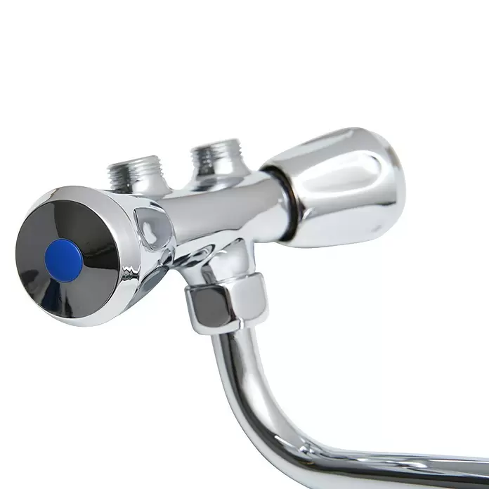Thermoflow Spültischarmatur QMIX 10 - Chrom, Glänzend - Detailaufnahme
