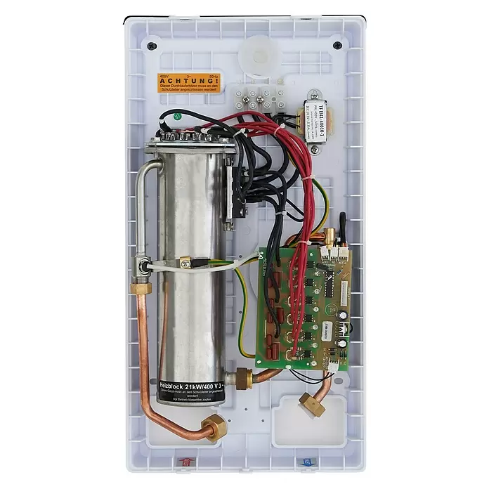 Thermoflow Durchlauferhitzer Elex 21N - 21 kW, 8,2 l/min bei 35 °C, Elektronisch - Rückansicht