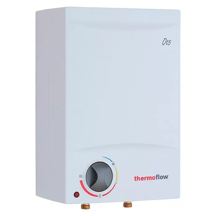 Thermoflow Obertischspeicher OT 5 - Mit Armatur, 5 l, 2.000 W - Diagonale Ansicht