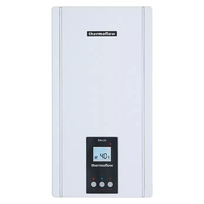 Thermoflow Durchlauferhitzer Elex 24N - 24 kW, 9,3 l/min bei 35 °C, Elektronisch - Vorderansicht