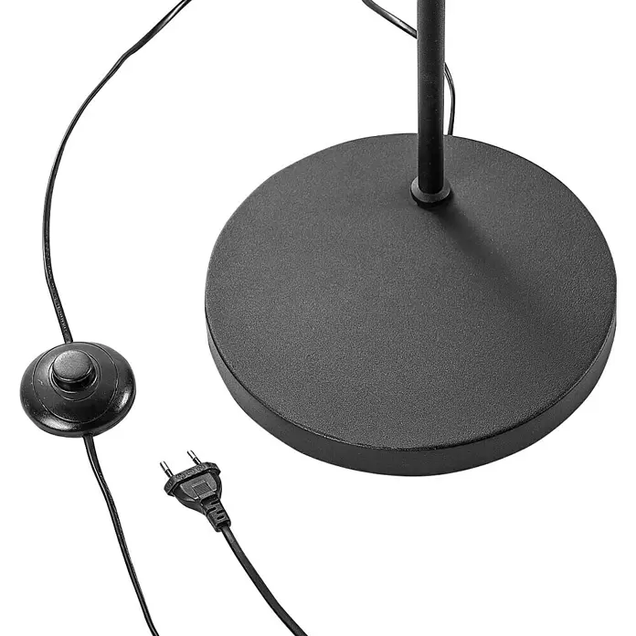 LED-Leseleuchte - 60 W, Höhe: 140 cm, Schwarz/Gold - Detailaufnahme