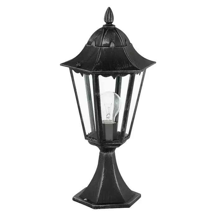 Eglo Sokkellamp voor buiten Navedo - 1 lamp, 60 W, IP44 - Vooraanzicht