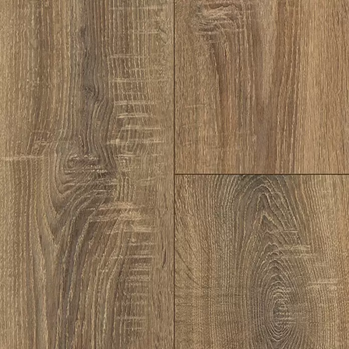 Egger Home Laminat Toscolano Eiche Tabak - 1.292 x 193 x 10 mm, Landhausdiele - Detailaufnahme