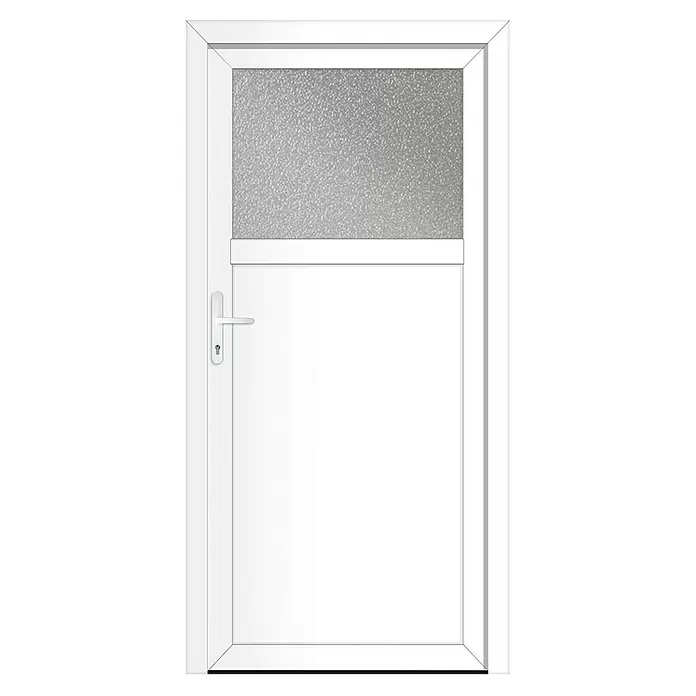 Solid Elements Nebeneingangstür Modell 8002 - 98 x 198 cm, DIN Anschlag: Links - Vorderansicht