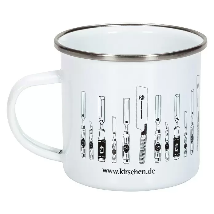 Kirschen Tasse Motiv Werkzeuge - 0,3 l, Weiß - Rechte Seitenansicht