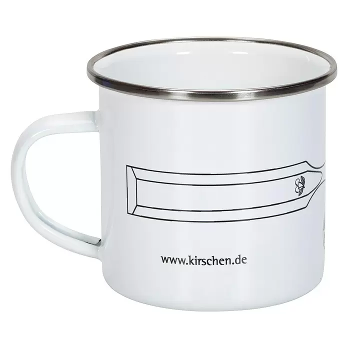 Kirschen Tasse Motiv Stechbeitel - 0,3 l, Weiß - Rechte Seitenansicht