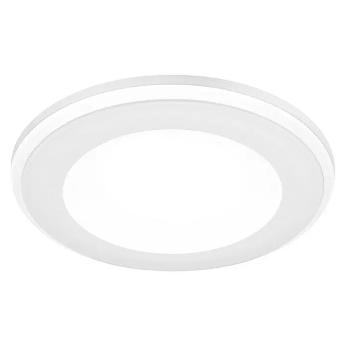 Trio Leuchten LED-Einbauleuchte rund Aura - 5 W, Ø x H: 82 mm x 4 cm, Weiß - Ansicht von unten
