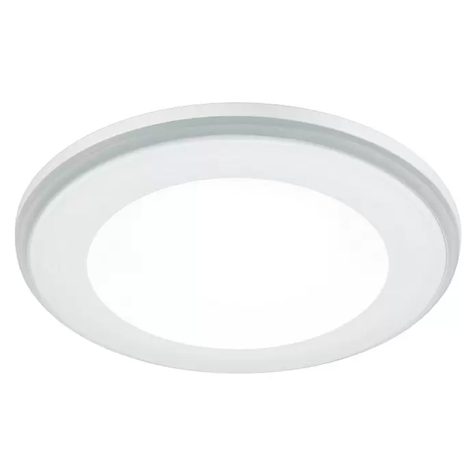 Trio Leuchten LED-Einbauleuchte rund Aura - 5 W, Ø x H: 82 mm x 4 cm, Weiß - Ansicht von unten