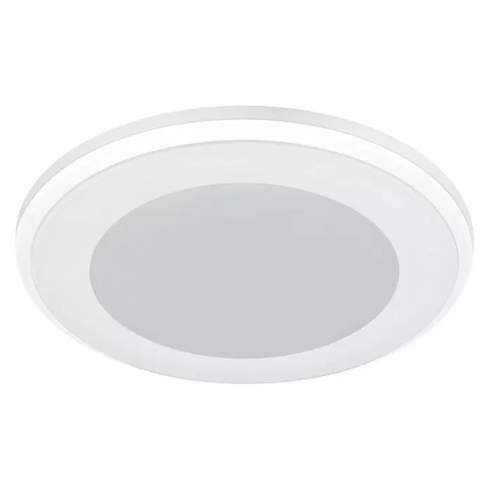 Trio Leuchten LED-Einbauleuchte rund Aura - 5 W, Ø x H: 82 mm x 4 cm, Weiß - Ansicht von unten