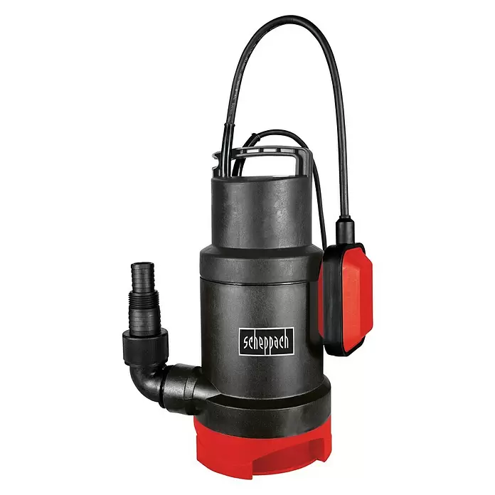 Scheppach Schmutzwasserpumpe SWP800-2 - 750 W, Max. Fördermenge: 14.000 l/h - Diagonale Ansicht