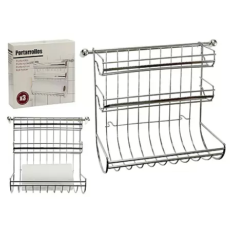 Portarrollos de pared triple