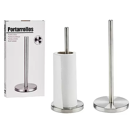 Portarrollo de papel de cocina inox