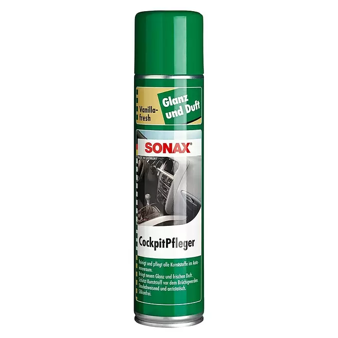 Sonax Sprej za kokpit - Vanilija, 400 ml - Pogled sprijeda